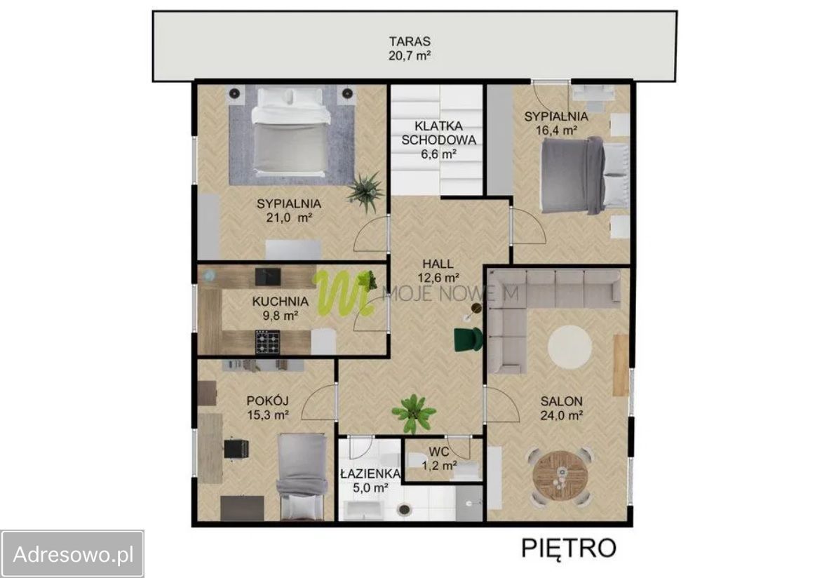 dom wolnostojący, 9 pokoi Opalenica. Zdjęcie 14