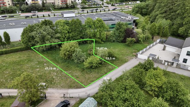 Działka budowlana Kraków Kurdwanów, ul. Cechowa. Zdjęcie 1