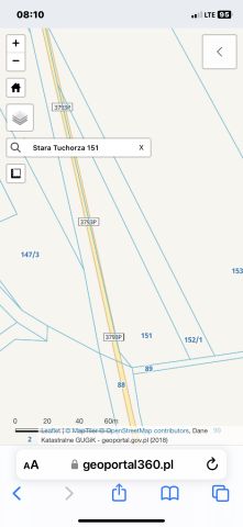 Działka budowlana Stara Tuchorza. Zdjęcie 1
