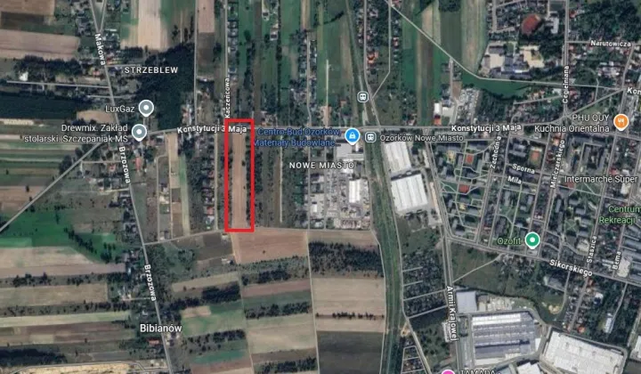 Działka budowlana Ozorków, ul. Konstytucji 3 Maja