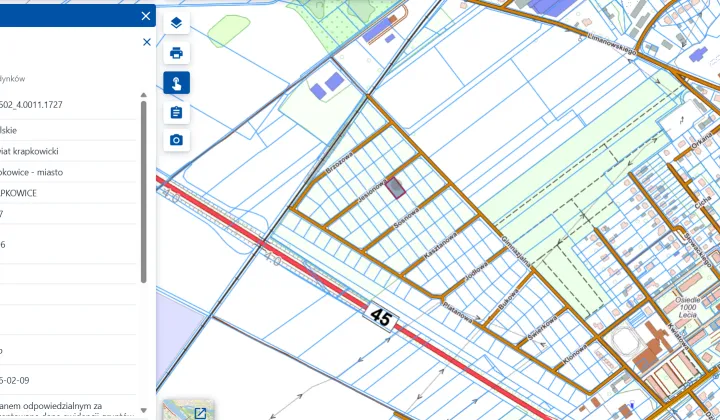 Działka budowlana Krapkowice, ul. Jesionowa