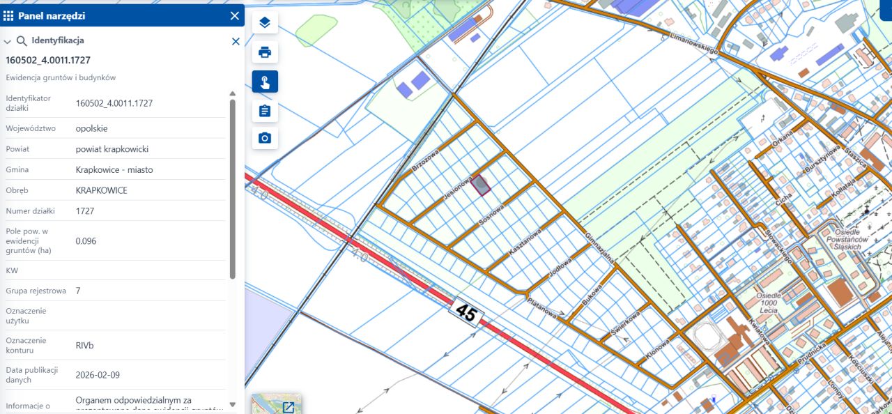 Działka budowlana Krapkowice, ul. Jesionowa. Zdjęcie 1