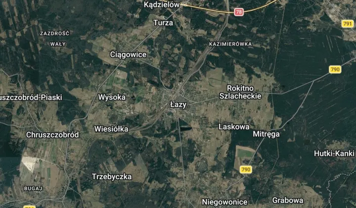 Mieszkanie 2-pokojowe Łazy