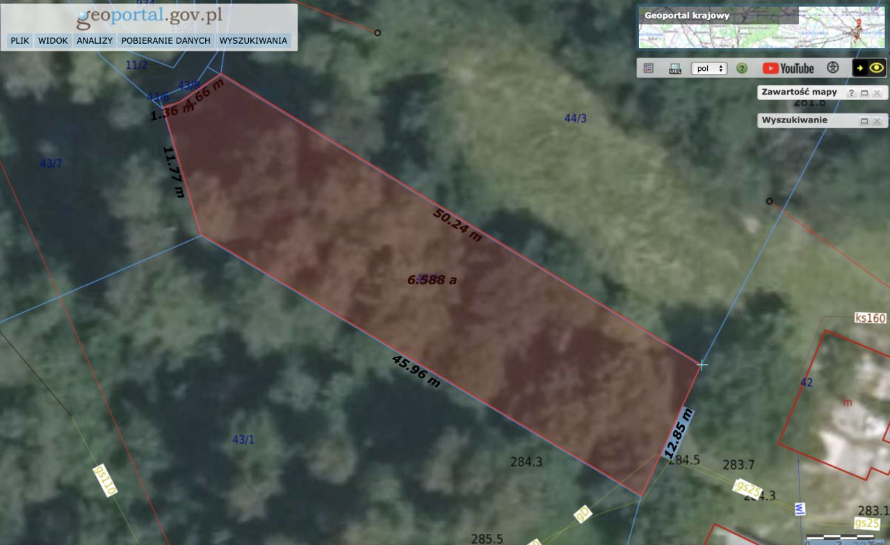 Działka rolna Klęczany. Zdjęcie 7