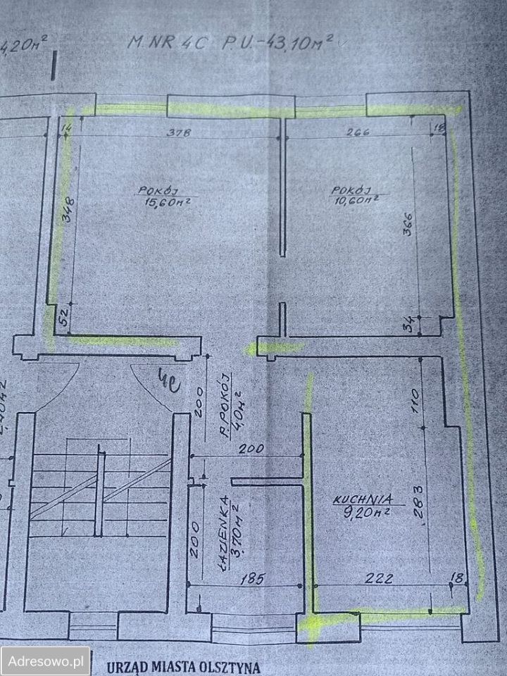 Mieszkanie 2-pokojowe Olsztyn Zatorze, ul. Fryderyka Chopina. Zdjęcie 7