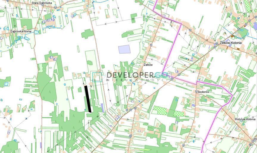 Działka inwestycyjna Dąbrówka-Wyłazy. Zdjęcie 4