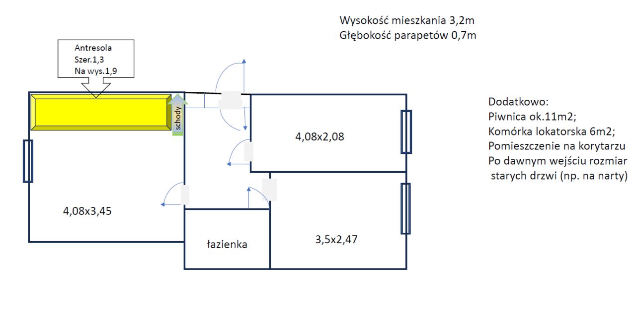 Mieszkanie 2-pokojowe Walim, ul. Tadeusza Kościuszki. Zdjęcie 15