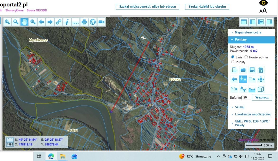 Działka budowlana Bóbrka. Zdjęcie 9