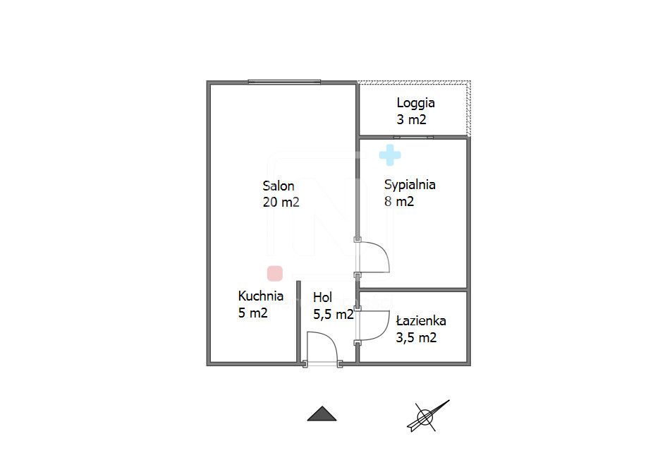 Mieszkanie 2-pokojowe Warszawa Ursus, ul. Stanisława Bodycha. Zdjęcie 5