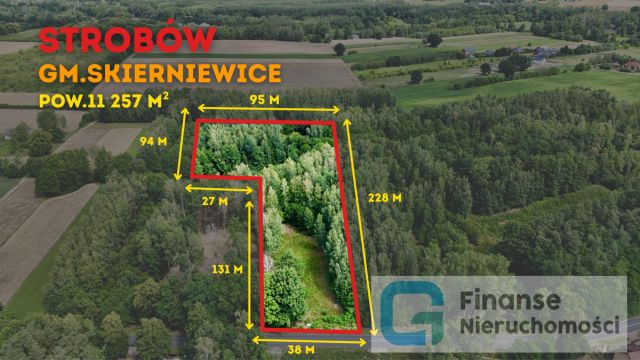 Działka budowlana Strobów. Zdjęcie 1
