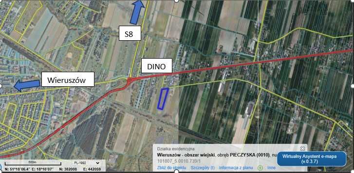 Działka inwestycyjna Pieczyska. Zdjęcie 1