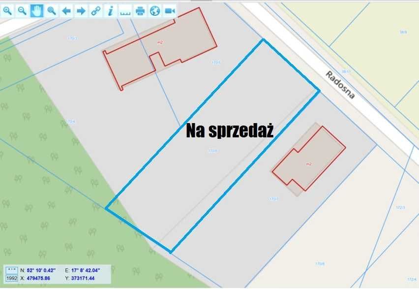 Działka budowlana Jeziory Małe, ul. Radosna. Zdjęcie 2