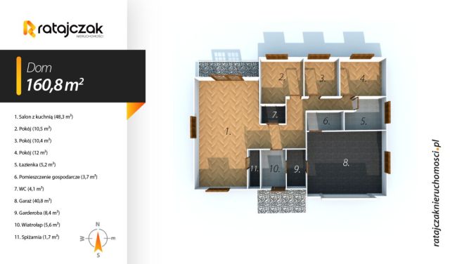 dom wolnostojący, 4 pokoje Kaczki, ul. Parkowa. Zdjęcie 10