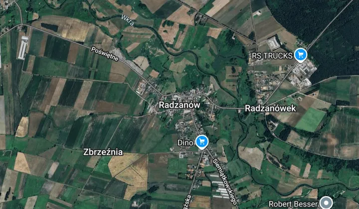 Działka inwestycyjna Radzanów