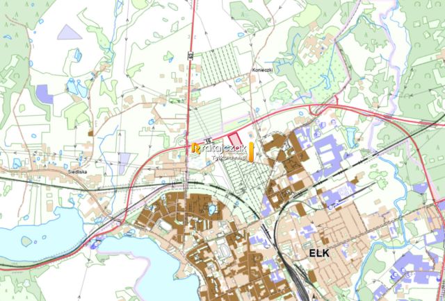 Działka inwestycyjna Ełk, ul. Zamkowa. Zdjęcie 3
