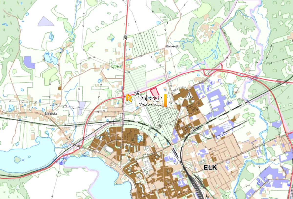 Działka inwestycyjna Ełk, ul. Zamkowa. Zdjęcie 3