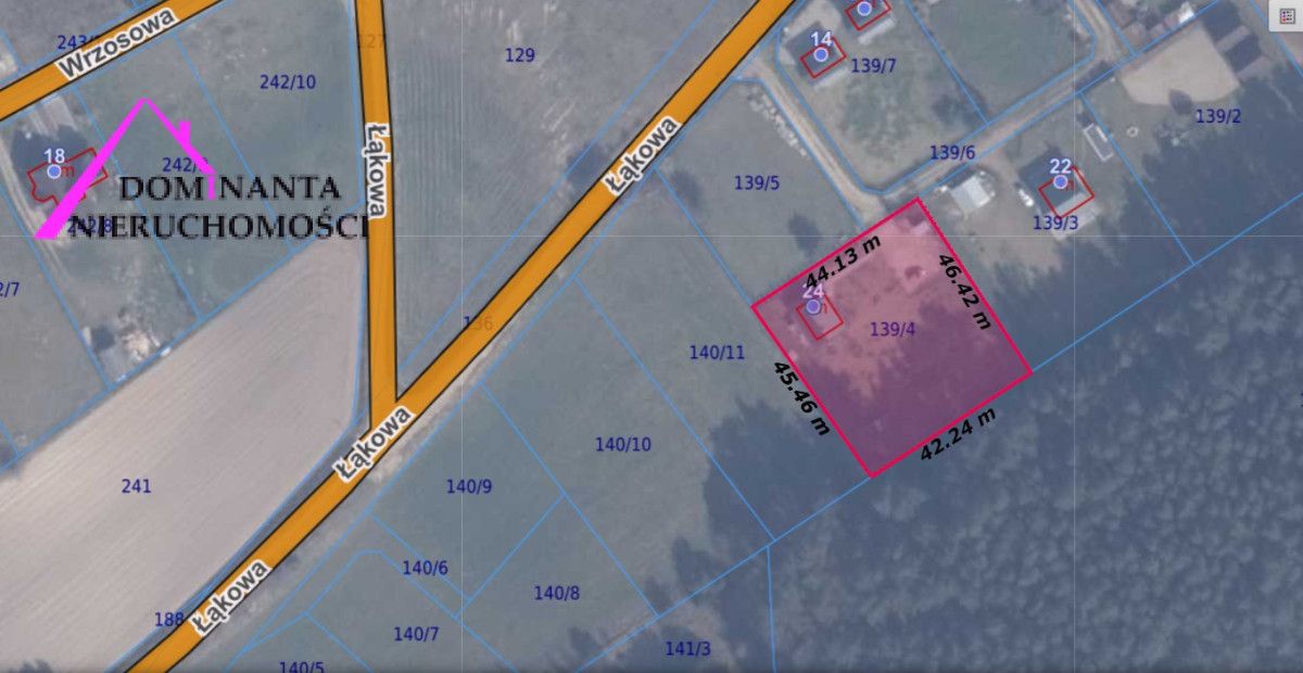 Działka budowlana Odargowo, ul. Łąkowa. Zdjęcie 8