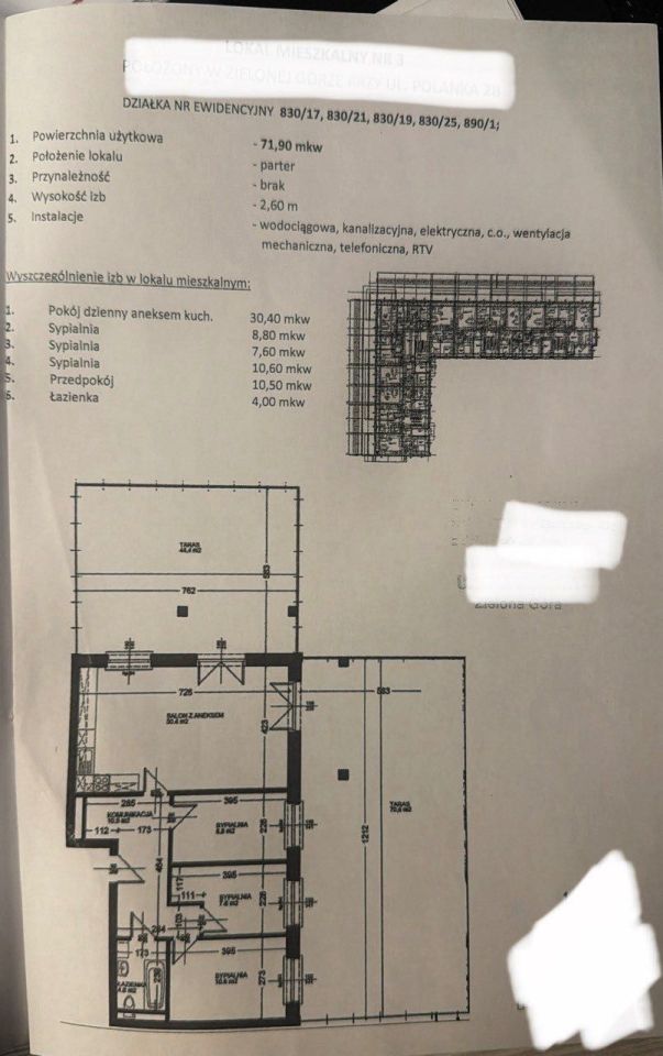Mieszkanie 4-pokojowe Zielona Góra, ul. Polanka. Zdjęcie 7