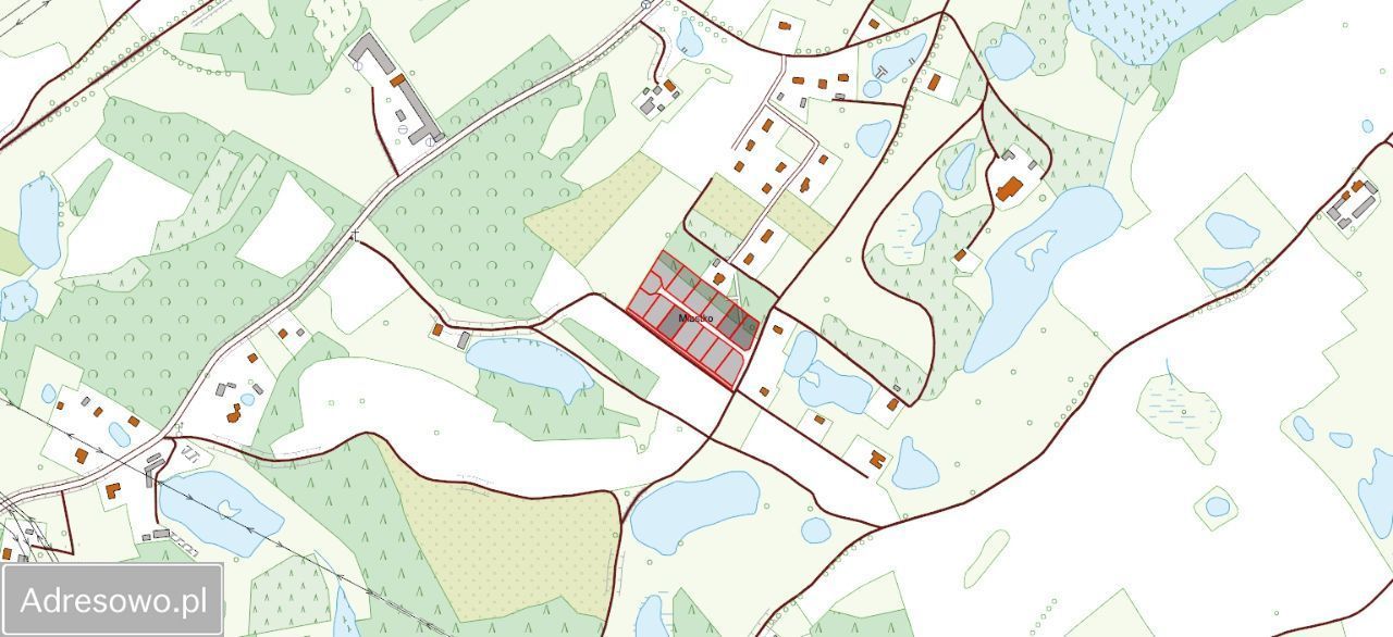 Działka budowlana Węgorzynko. Zdjęcie 5