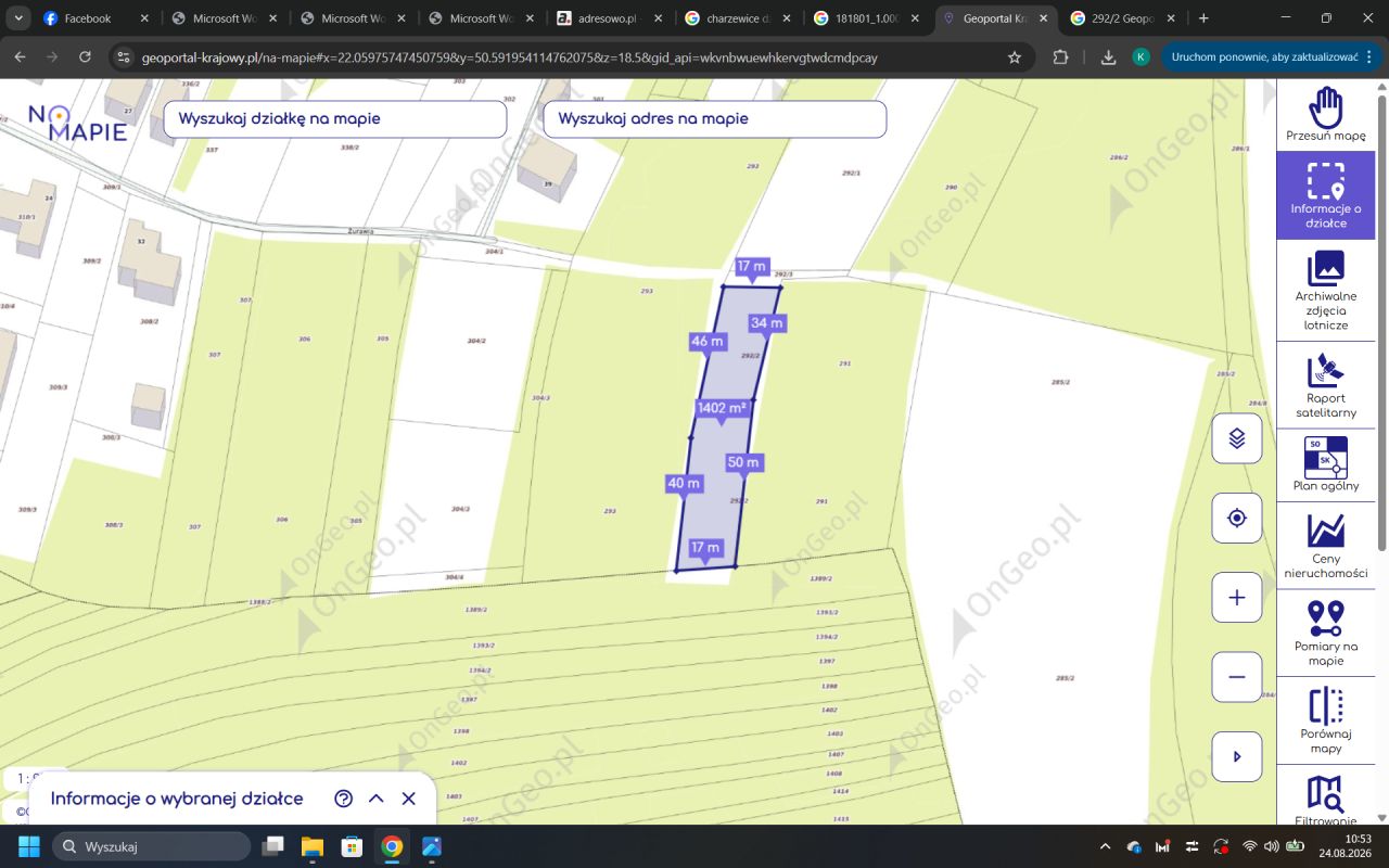 Działka rolna Stalowa Wola Charzewice, ul. Żurawia. Zdjęcie 2