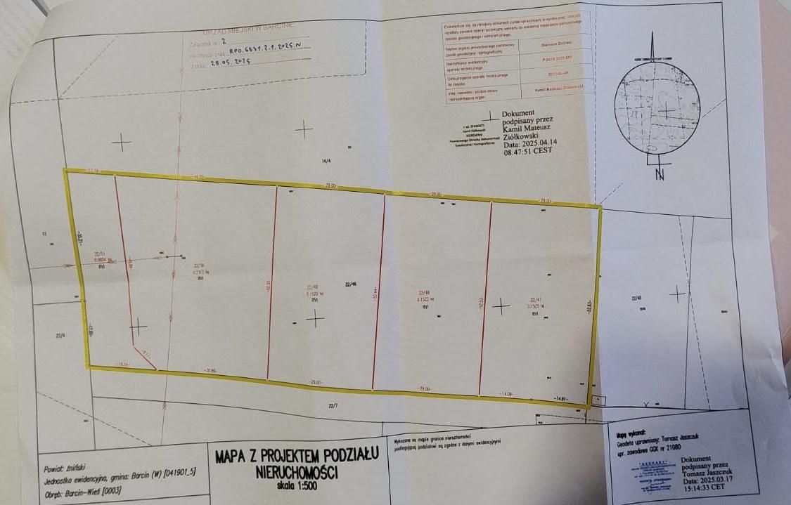 Działka budowlana Barcin-Wieś. Zdjęcie 3