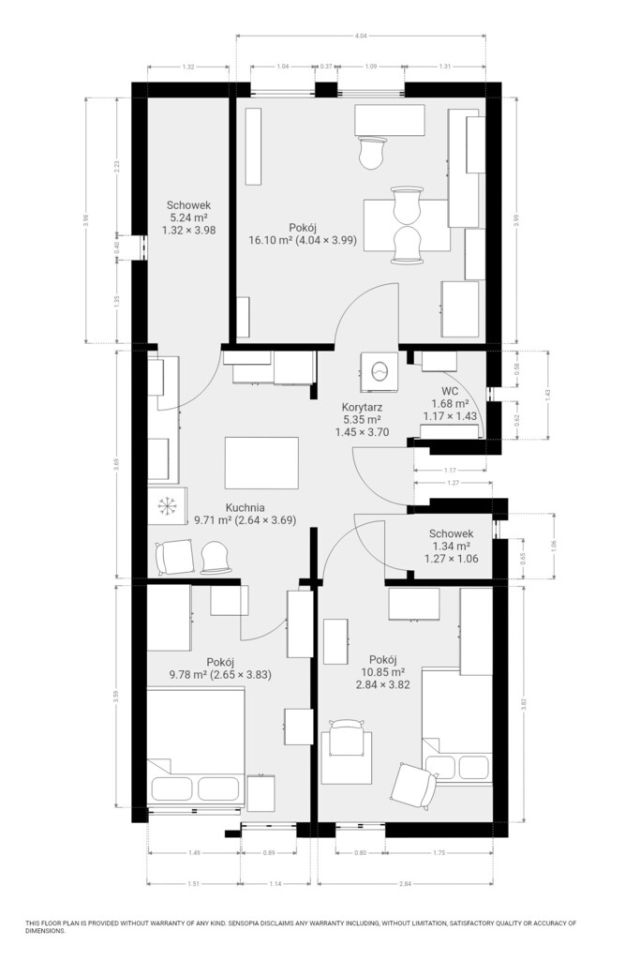 Mieszkanie 3-pokojowe Kudowa-Zdrój, ul. 1 Maja. Zdjęcie 9