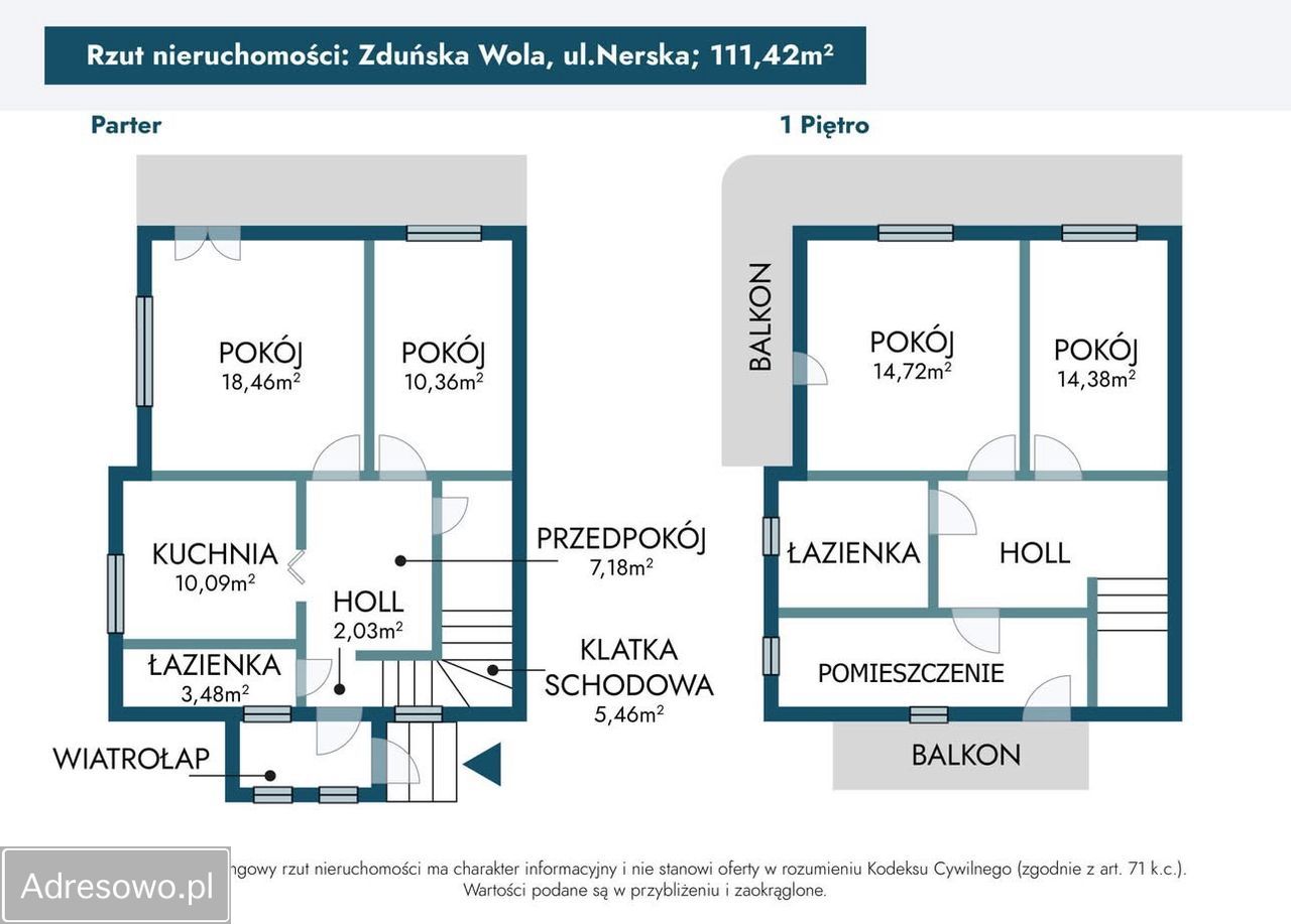 dom wolnostojący, 4 pokoje Zduńska Wola, ul. Nerska. Zdjęcie 9
