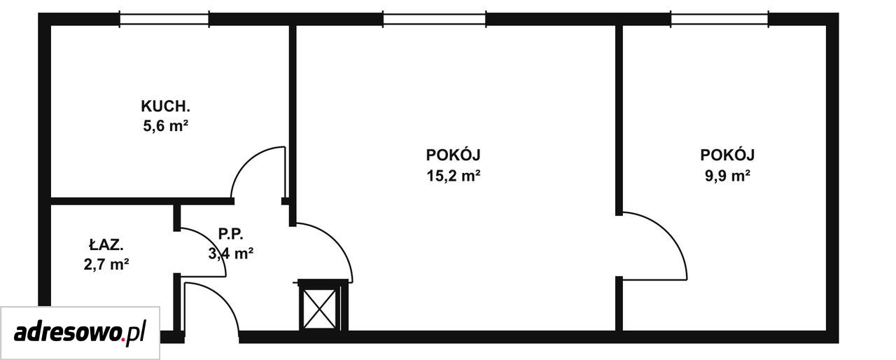 Mieszkanie 2-pokojowe Bytom Łagiewniki, ul. Świętochłowicka. Zdjęcie 16