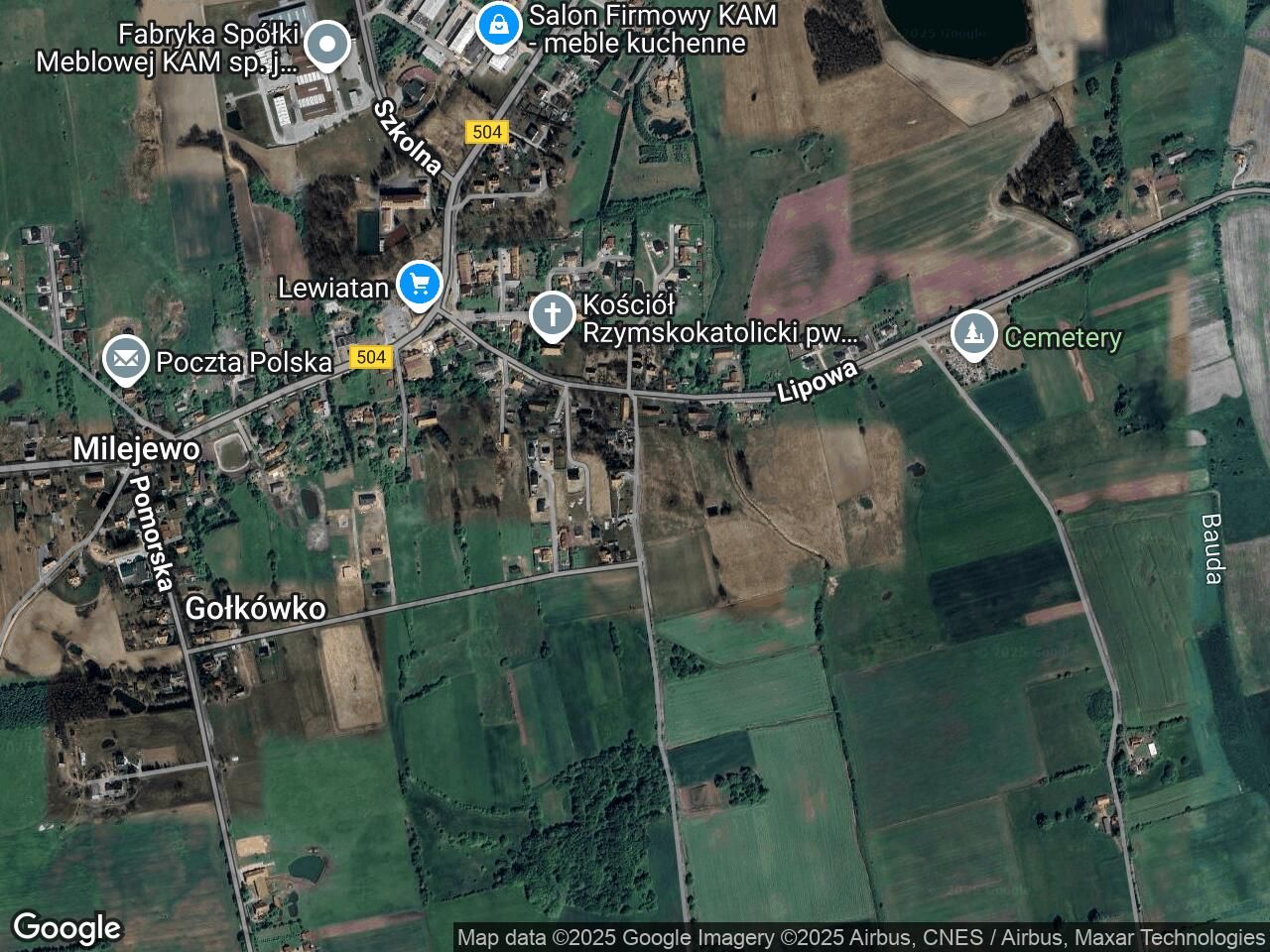 Działka rolna Milejewo, ul. Cicha