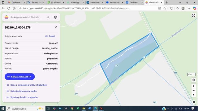 Działka rolna Kicin. Zdjęcie 4