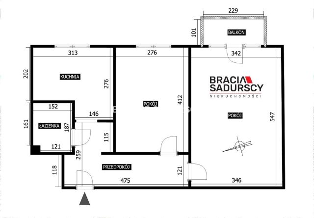 Mieszkanie 2-pokojowe Kraków Nowa Huta, os. Urocze. Zdjęcie 26