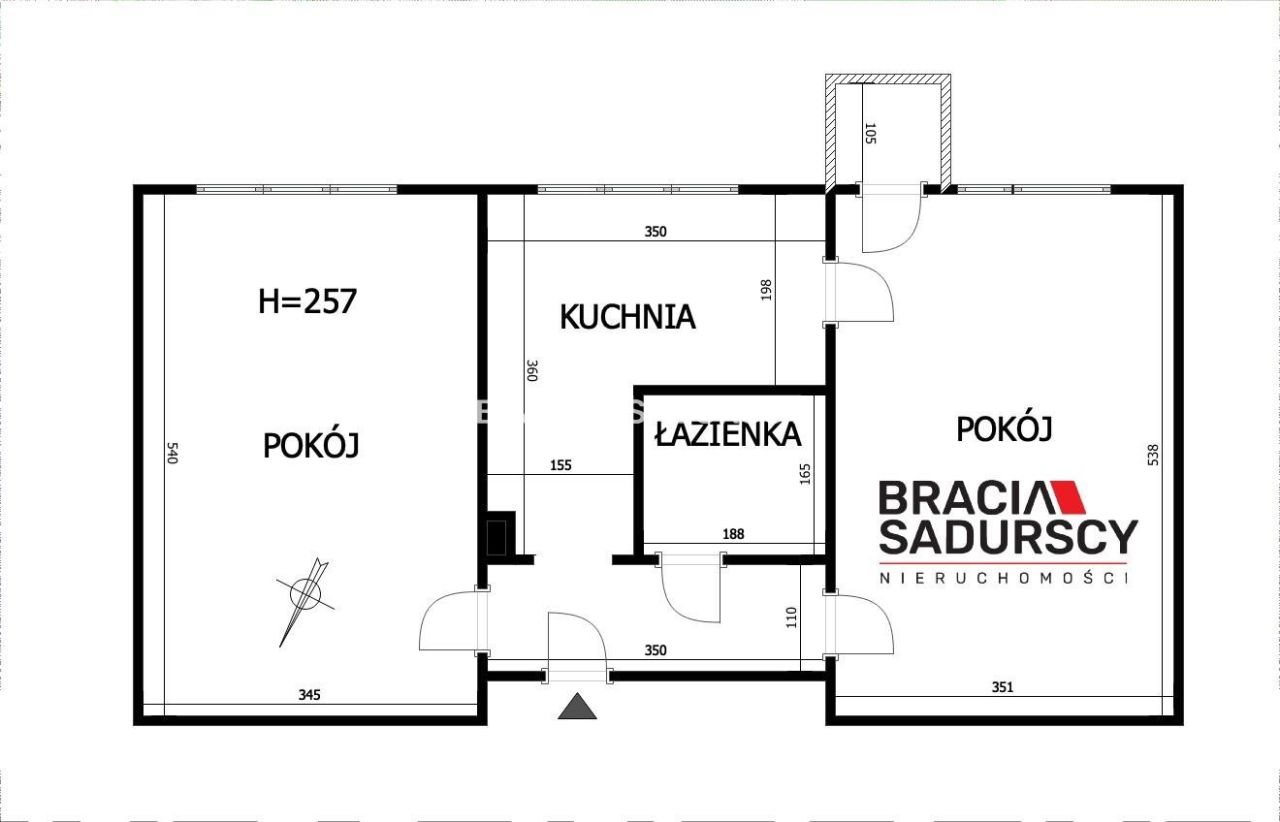 Mieszkanie 2-pokojowe Kraków Prądnik Czerwony, ul. Lublańska. Zdjęcie 27