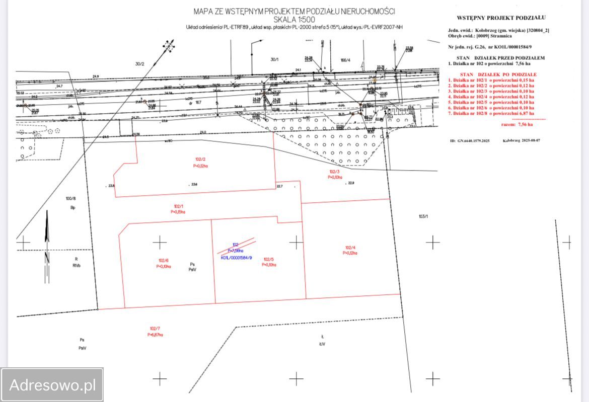 Działka budowlana Stramnica. Zdjęcie 4