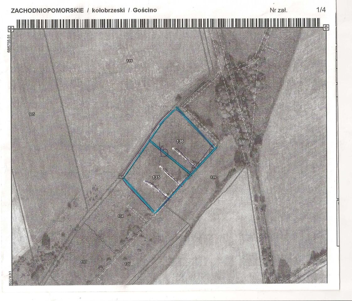 Działka rolna Dargocice. Zdjęcie 4