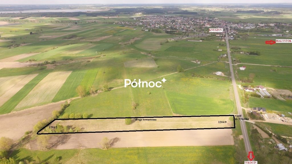 Działka budowlana Knyszyn. Zdjęcie 1
