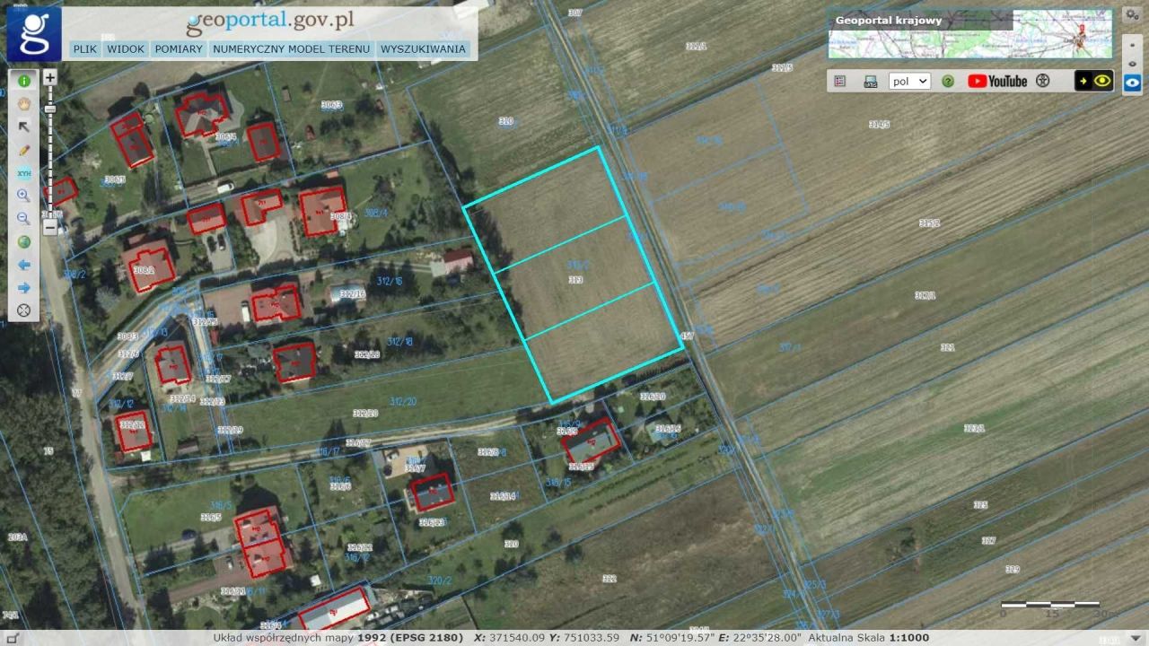 Działka budowlana Mętów. Zdjęcie 6