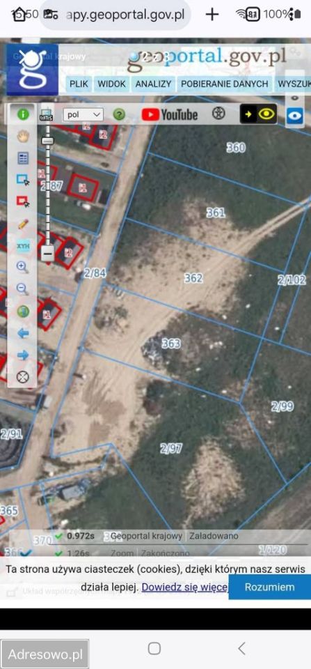 Działka budowlana Ruda. Zdjęcie 3