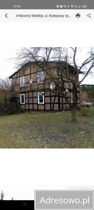 dom wolnostojący, 3 pokoje Nowiny Wielkie, ul. Kolejowa