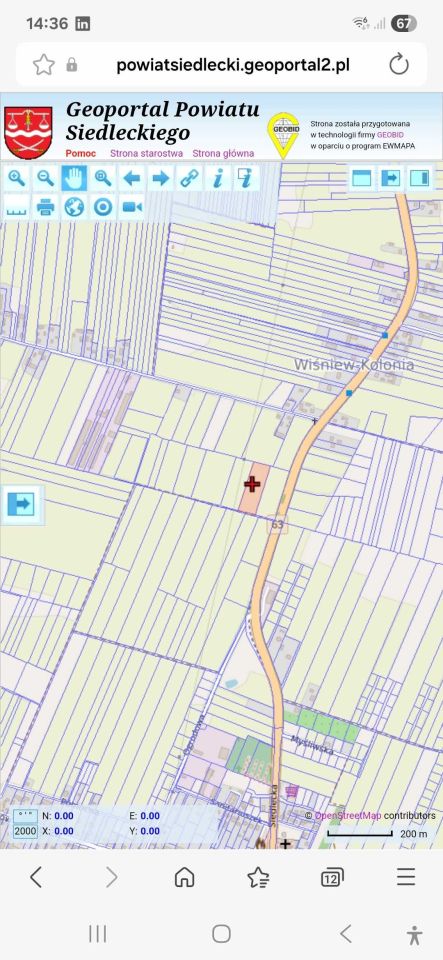 Działka rolno-budowlana Wiśniew-Kolonia