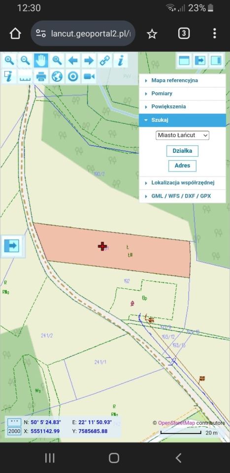 Działka budowlana Łańcut, ul. Kąty. Zdjęcie 8