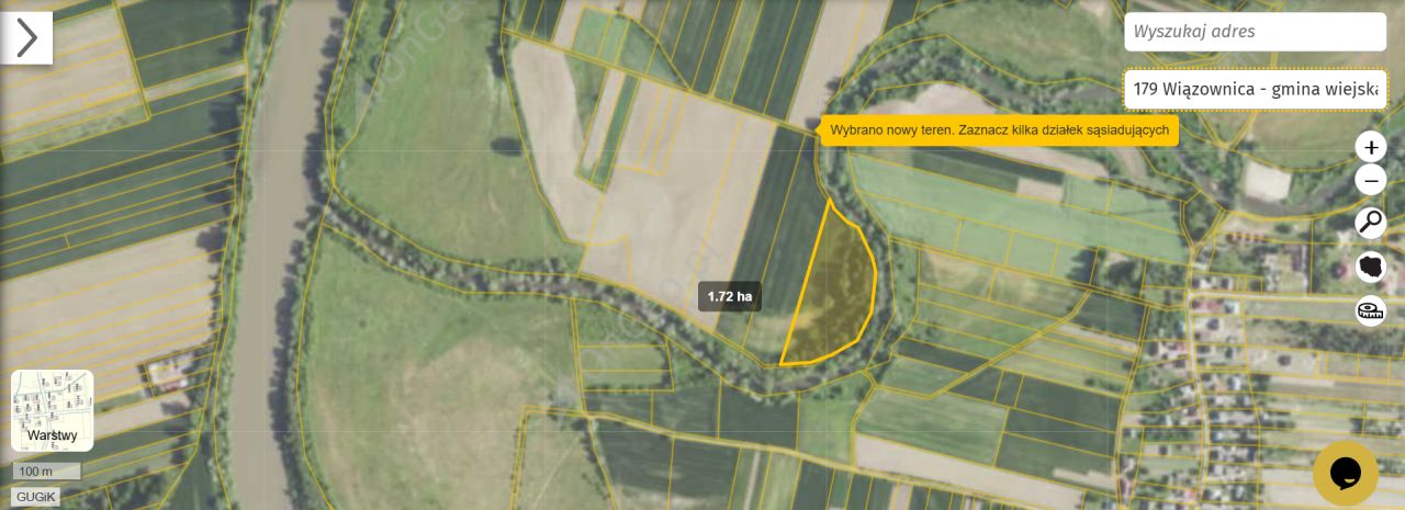 Działka rolna Manasterz Zarzecze. Zdjęcie 1