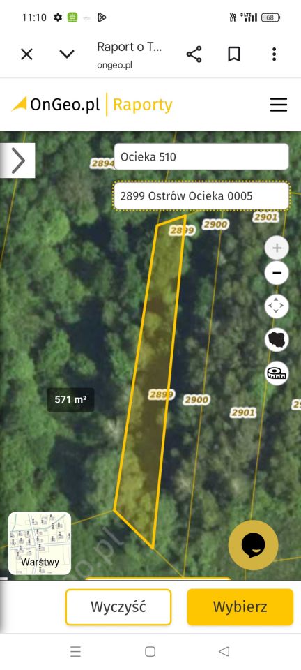 Działka inna Ocieka. Zdjęcie 1