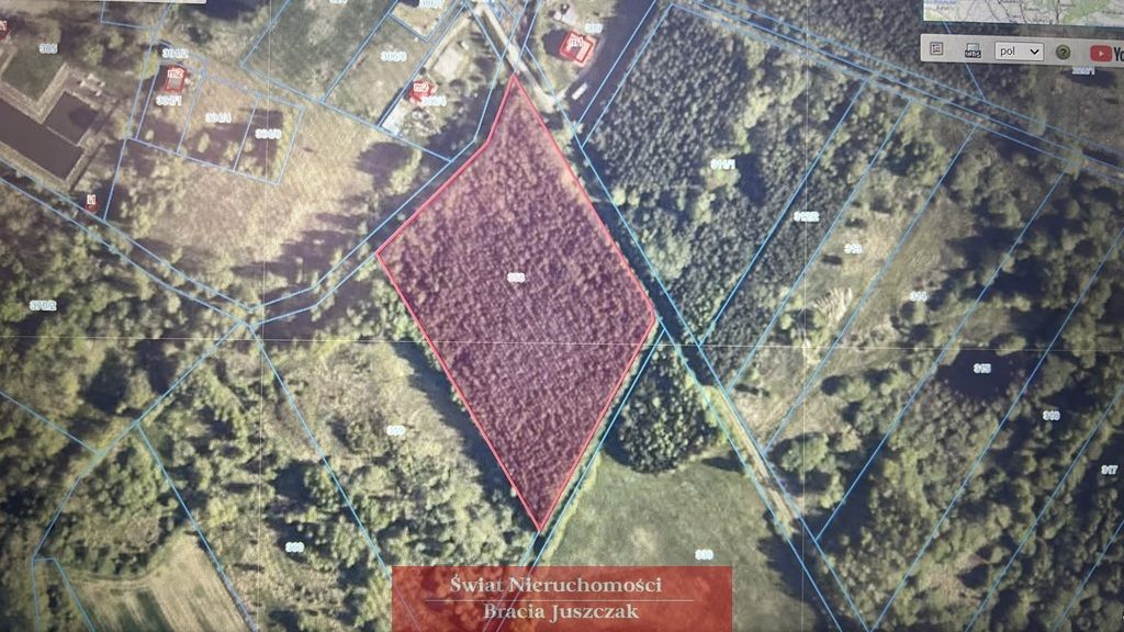 Działka rekreacyjna Lubsza