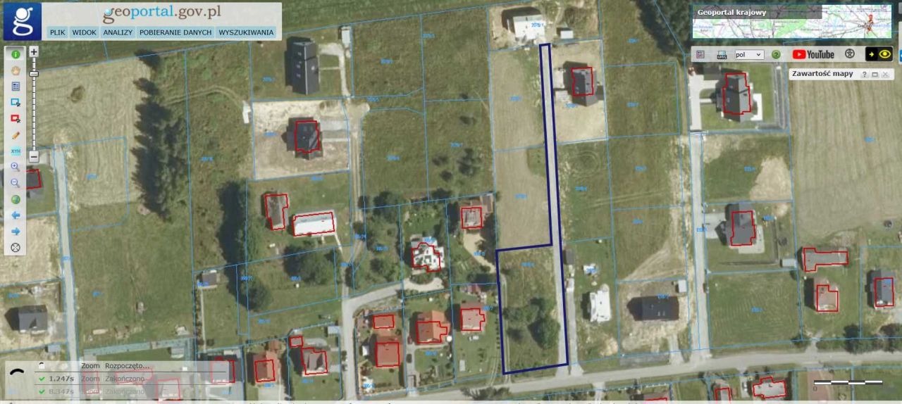 Działka budowlana Uszew