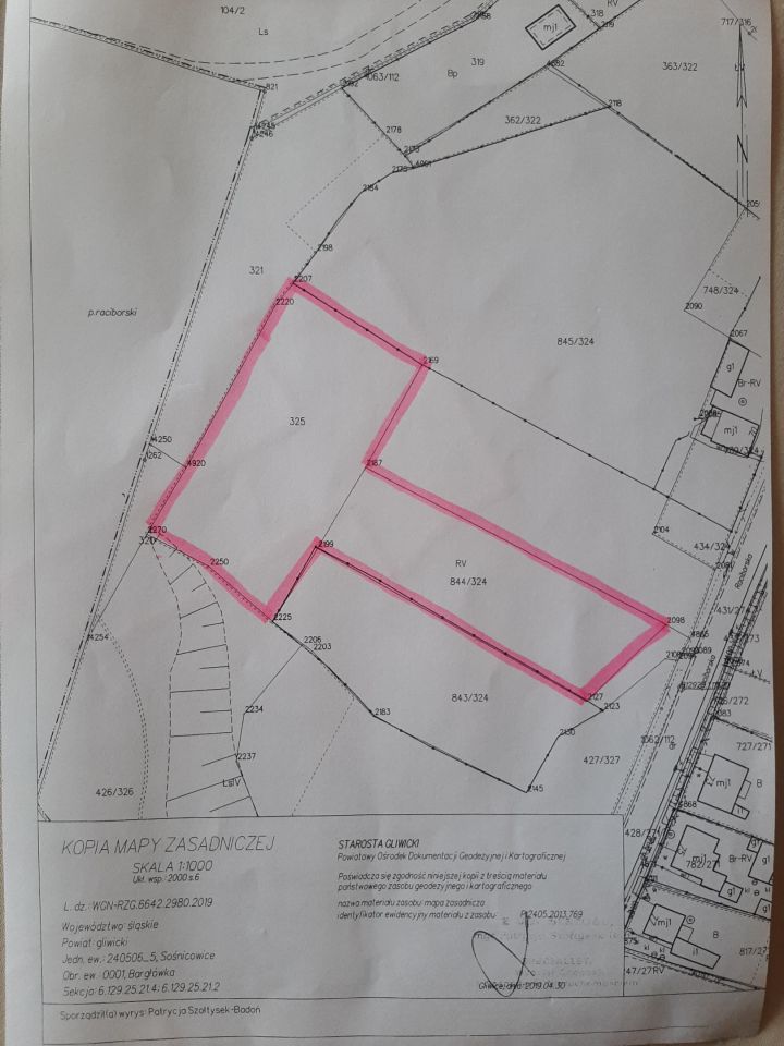 Działka budowlana Bargłówka, ul. Raciborska. Zdjęcie 2