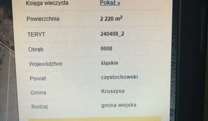 Działka inna Pieńki Szczepockie