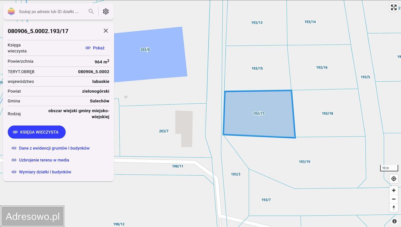 Działka budowlana Brzezie k. Sulechowa, ul. Poligonowa. Zdjęcie 4