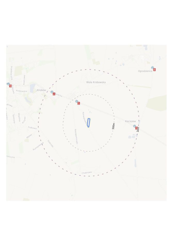 Działka rolno-budowlana Kociszew. Zdjęcie 3