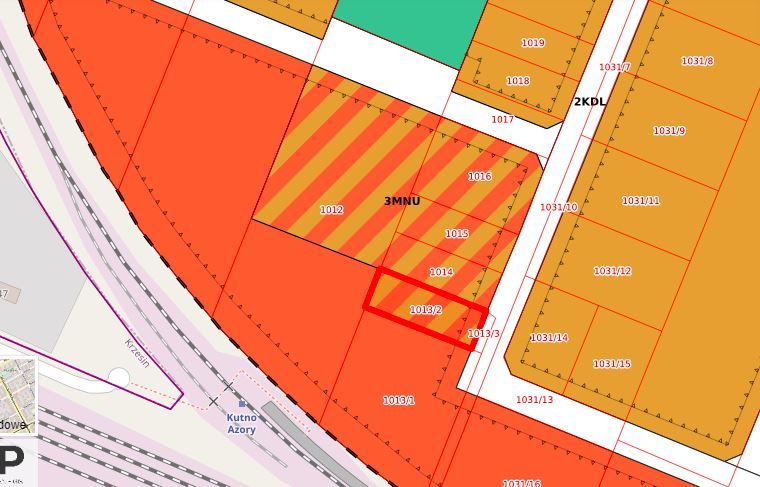 Działka budowlana Kutno, ul. Zachodnia. Zdjęcie 6