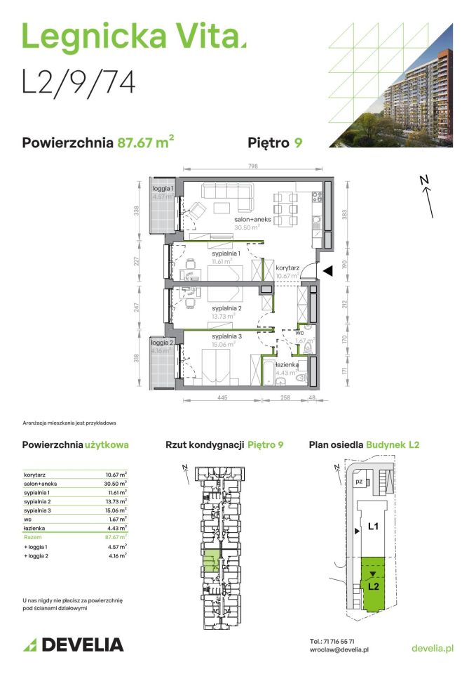 Mieszkanie 4-pokojowe Wrocław Popowice, ul. Legnicka. Zdjęcie 8